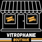 Vitrophanie Magasin Boutique Personnalisée sur Mesure