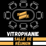 Vitrophanie salle de réunion sur mesure