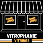 Vitrophanie sur Vitrines